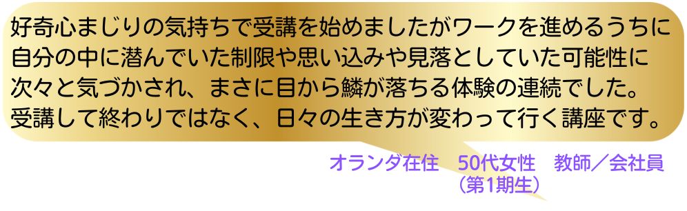 ワーク完走者の声